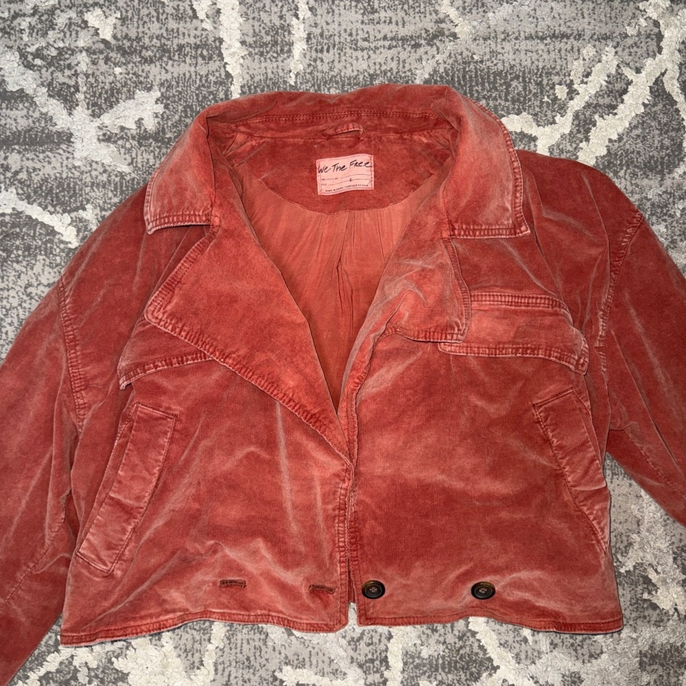 We The Free Corduroy Cropped Bomber